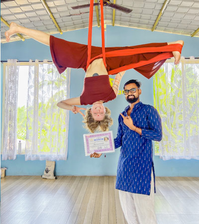 Aerial yoga classes